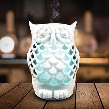 Simply Diffusers Elegant Owl Essential Oil Diffuser
