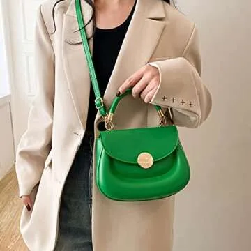 SHUIANGRAN Women's Chic Crossbody Shoulder Bag - Fashionable PU Crocodile Purse