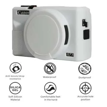Stylish AEXUTDA Case for Canon G7 X Mark III Camera