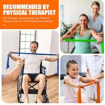 HPYGN Resistance Exercise Bands - Strength & Rehab Support