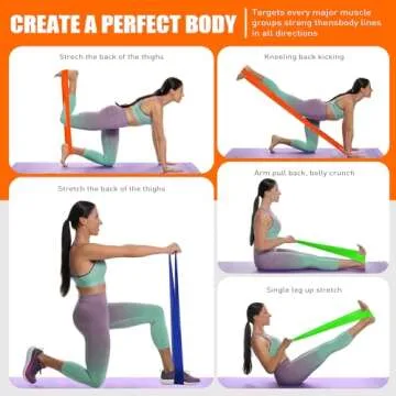 HPYGN Resistance Exercise Bands - Strength & Rehab Support