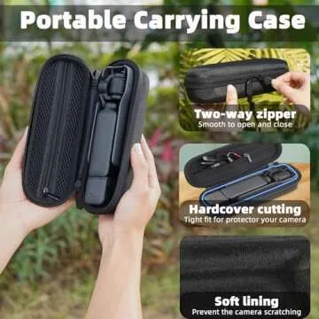 Fymile Carrying Case for DJI OSMO Pocket 3 - Portable & Durable