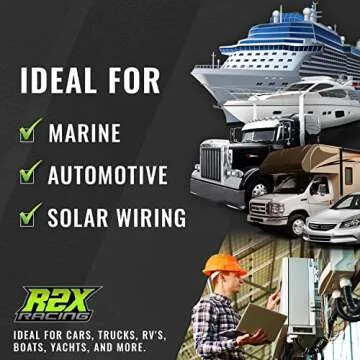 4 Post Power Distribution Block Bus Bar with Cover - Made in The USA - 250 Amp Rating - Marine, Automotive, and Solar Wiring - Set of 2 (5/16")