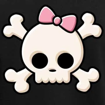 CafePress Cute Skull Girl Women's Dark Pajamas Womens Novelty Pajama Set, Comfortable PJ Sleepwear