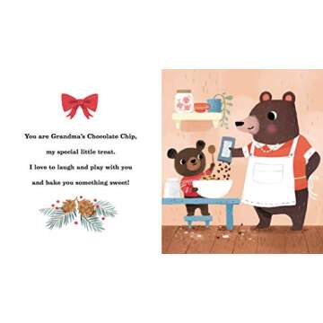 Grandma's Sugar Cookie: A Sweet Board Book about Christmas Baking with Grandma - Includes Cookie Recipe!
