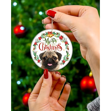 Charming Pug Ornament for Pug Lovers - Christmas Decor