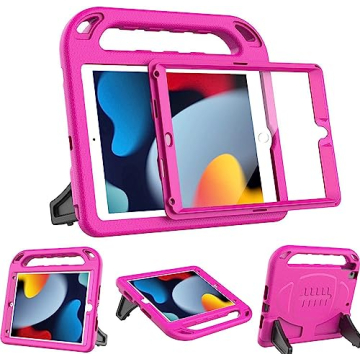 BMOUO Kids Case for iPad 9th/8th/7th Generation - iPad 10.2 2021/2020/2019 Case with Built-in Screen...