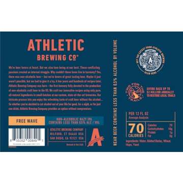 Athletic Brewing Non-Alcoholic Beer Mixed Case 36-Pack