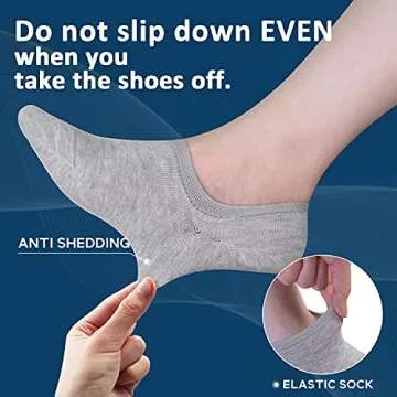 Ordenado Women's No Show Socks for Everyday Comfort