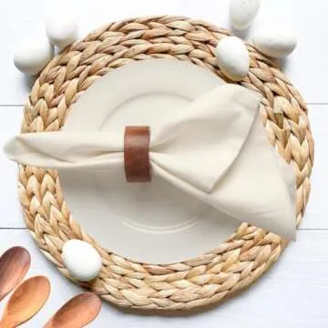 Elegant Wooden Napkin Rings for Stylish Table Settings