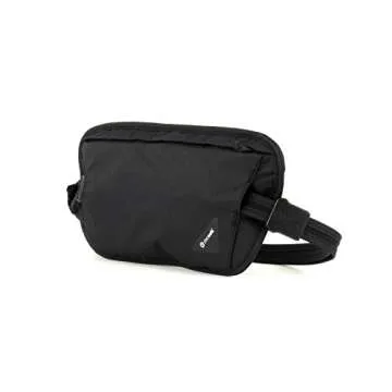 Pacsafe Coversafe X100 Anti-Theft RFID Blocking Waist Wallet, Black
