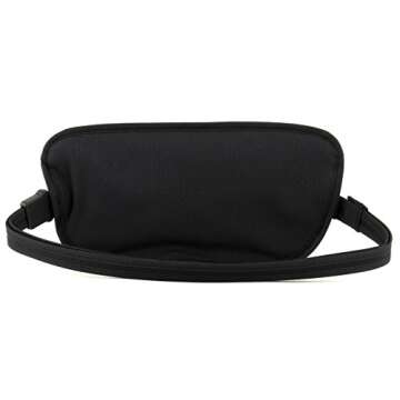 Pacsafe Coversafe X100 Anti-Theft RFID Blocking Waist Wallet, Black