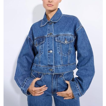 Trendy Muineobuka Y2K Denim Jacket for Stylish Women