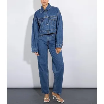 Trendy Muineobuka Y2K Denim Jacket for Stylish Women