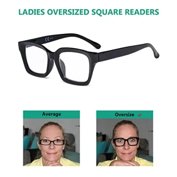 Stylish Oversized Reading Glasses for Women Eyekepper
