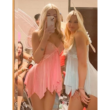 Avidlove Sexy Lace Babydoll Lingerie with Floral Design