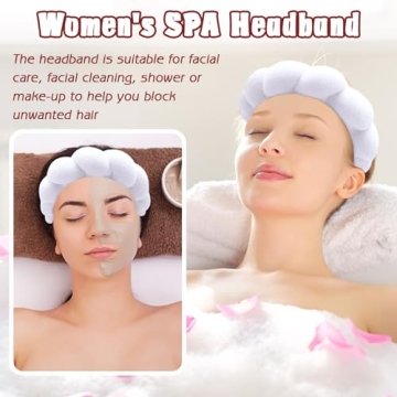 Buy Zkptops Spa Headband and Wristband Set for Skincare