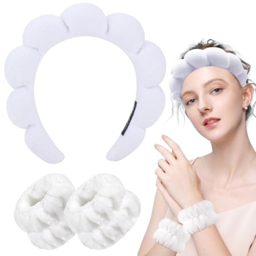 Buy Zkptops Spa Headband and Wristband Set for Skincare