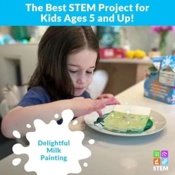 STEM Toys by Griddly Games - Art & Science Kits for Kids Age 8-12 Fun & Educational Science Toys, Engaging Kids Activity Kit, Perfect Science Kit for Hands-on Learning (Just Add Milk)