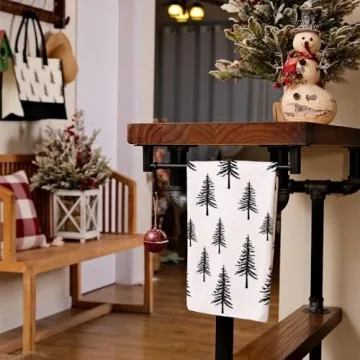 ARKENY Christmas Dish Towels for Festive Kitchen Decor