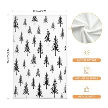 ARKENY Christmas Dish Towels for Festive Kitchen Decor