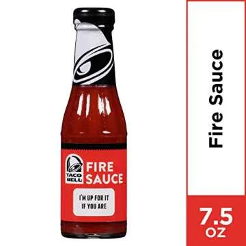 Taco Bell Fire Sauce 3-pack, Perfect for Spicy Lovers!