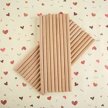 60 Pcs Rhythm Sticks for Kids Bulk, Wood Music Lummi Sticks