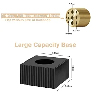 Gomyrod Stylish Incense Holder with Ash Containment