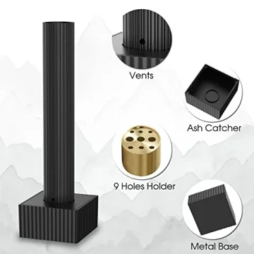 Gomyrod Stylish Incense Holder with Ash Containment