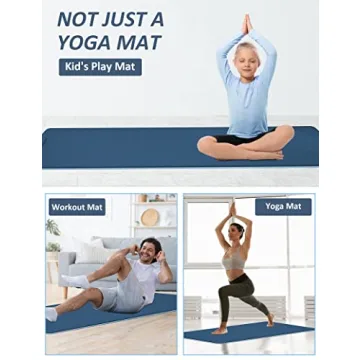 innhom Non-Slip Yoga Mat, 1/3 inch Thick & Portable