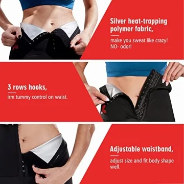 KUMAYES Sauna Leggings for Women Compression Slimming Wear