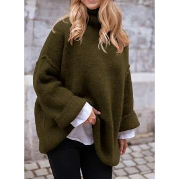 PRETTYGARDEN Women's Knit Oversized Sweater for Fall Fashion