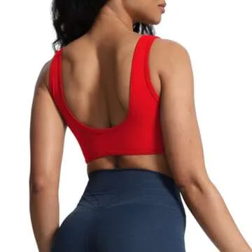 Aoxjox Women's Workout Sports Bra Comfort and Style