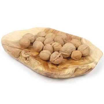 EWEIGEER Hand-Carved Wooden Serving Tray 12.5 Inches