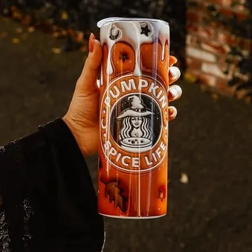 Stylish Pumpkin Spice Life Tumbler for Fall Lovers