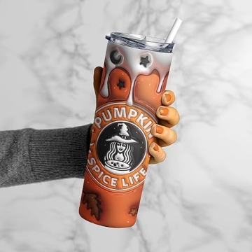 Stylish Pumpkin Spice Life Tumbler for Fall Lovers