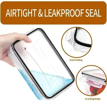 HKJ Chef 36-Pcs Food Containers Set for Easy Storage