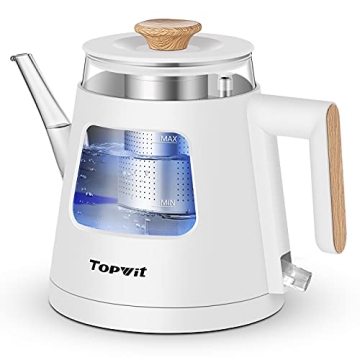 Durable TOPWIT Electric Kettle with Infuser for Perfect Brews