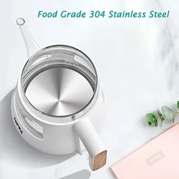 Durable TOPWIT Electric Kettle with Infuser for Perfect Brews