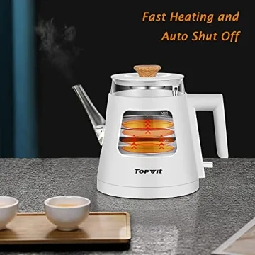 Durable TOPWIT Electric Kettle with Infuser for Perfect Brews