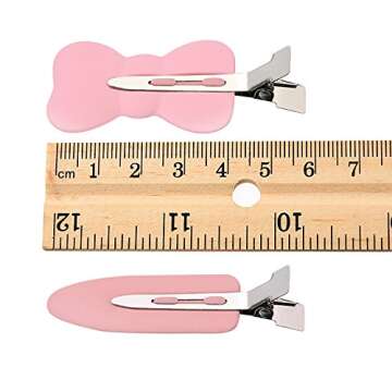 Maxdot 18 No Bend Hair Bangs Clips - Seamless Styling Tool