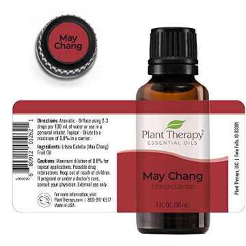 Plant Therapy May Chang Essential Oil - Pure Uplifting Aroma