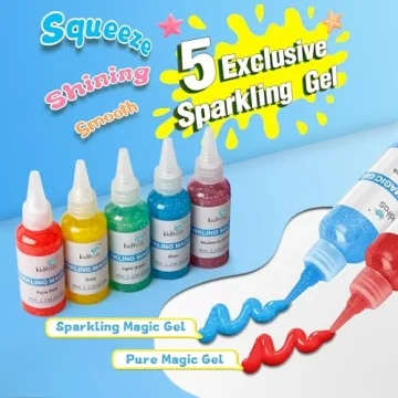 Kiditos Magic Water Elf Toy Kit with Colorful Gels and Molds