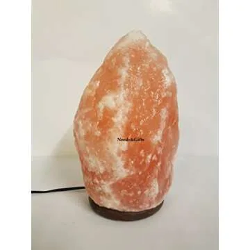 Needs&Gifts 2-3 KG Prime Quality 100% Original Himalayan Crystal Rock Salt Lamp Natural from foothills of the Himalayas Beautifully Hand Craft Comes with Complete Electric fitting Guaranteed