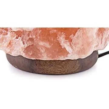 Needs&Gifts 2-3 KG Prime Quality 100% Original Himalayan Crystal Rock Salt Lamp Natural from foothills of the Himalayas Beautifully Hand Craft Comes with Complete Electric fitting Guaranteed