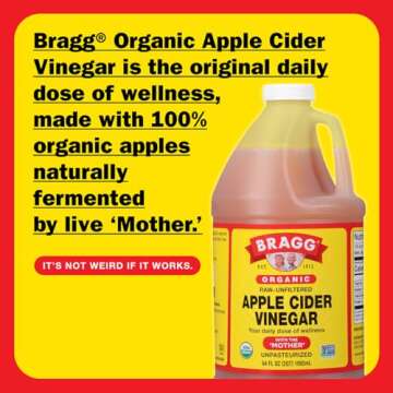 Bragg Organic Apple Cider Vinegar with the Mother - 64 fl oz - Raw and Unfiltered
