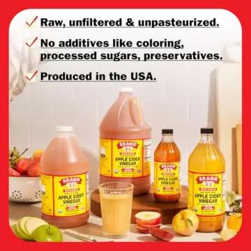 Bragg Organic Apple Cider Vinegar with the Mother - 64 fl oz - Raw and Unfiltered