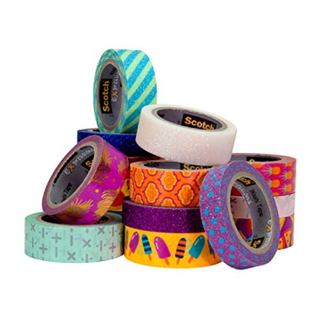 Scotch Washi Tape - 8 Rolls for Creative Projects