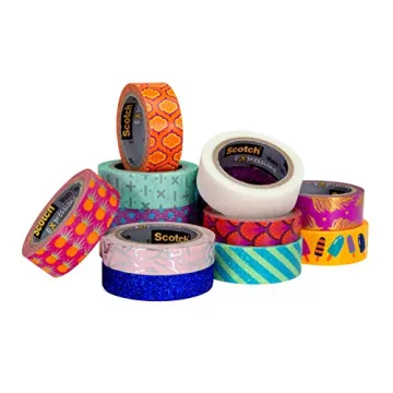 Scotch Washi Tape - 8 Rolls for Creative Projects