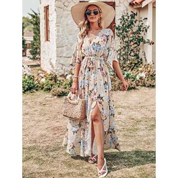 Kimono Maxi Dress for Women - Stylish Summer Elegance